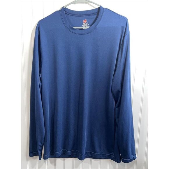 Hanes Cool Dri Long Sleeve Shirt Mens Size X-Large - Picture 1 of 6